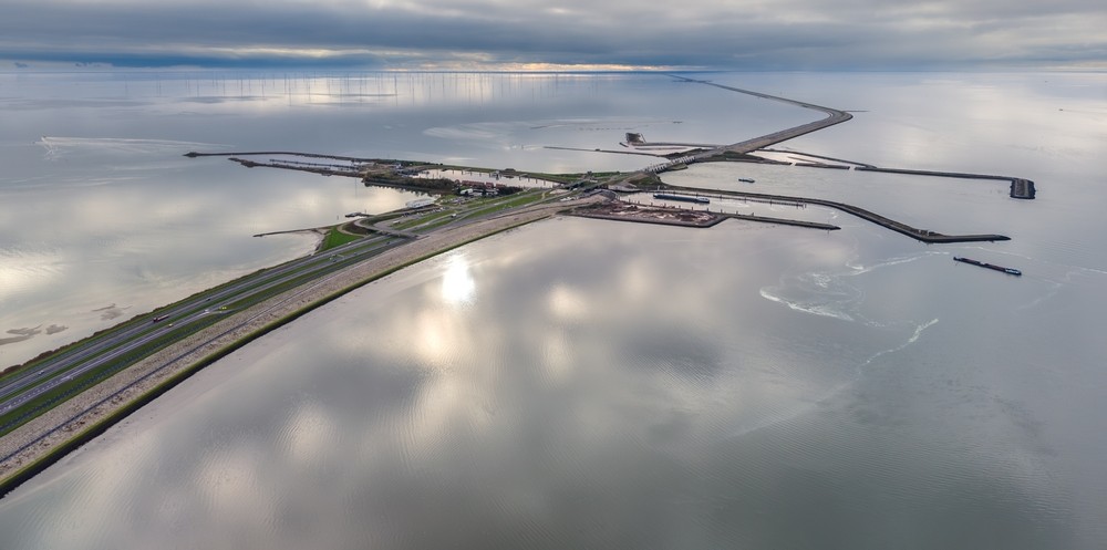 Het IJsselmeer en de Waddenzee