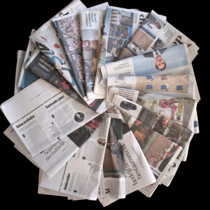 Vlissingen,,zeeland/,the,netherlands;,6,may,2020:,front,page,newspaper