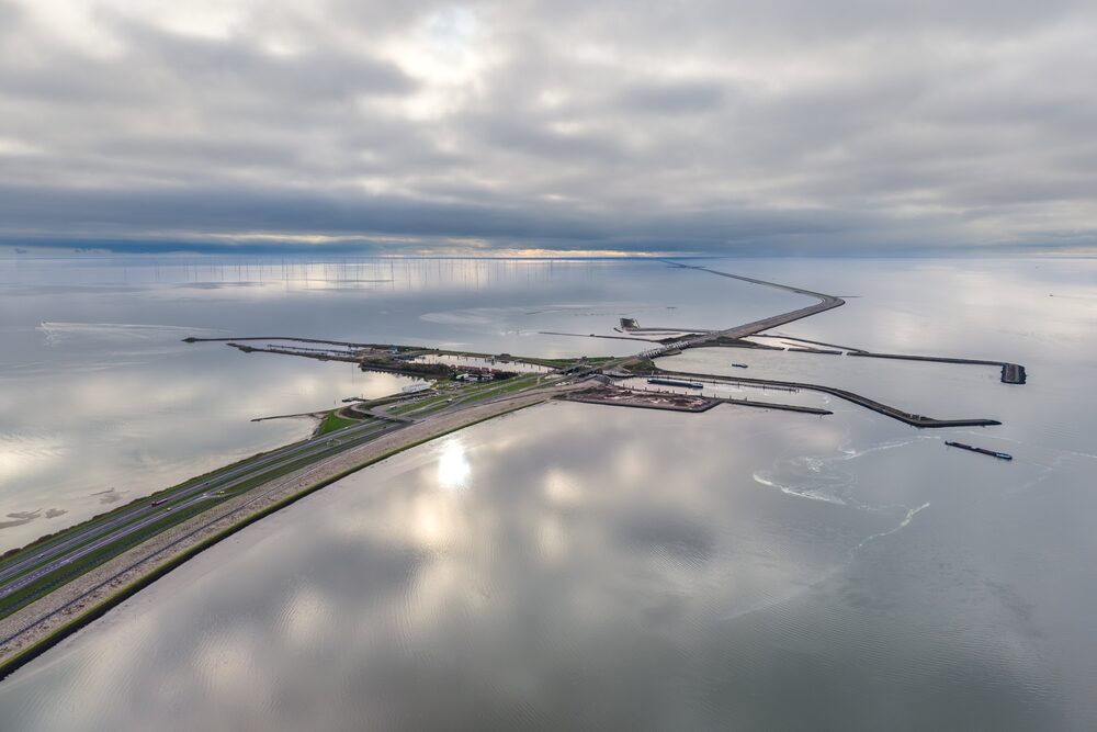 Het IJsselmeer en de Waddenzee
